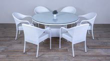 Load image into Gallery viewer, Westhampton Round 60&quot; with Woven Top