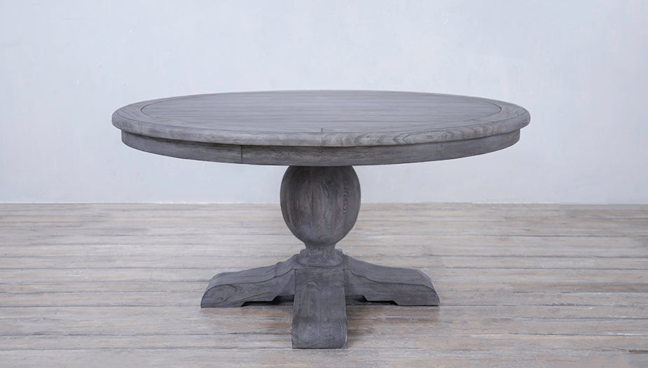 French Urn Pedestal Round Dining Table 60