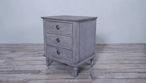 Chateau 3 Drawers Nightstand