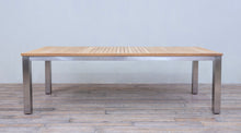 Load image into Gallery viewer, Avalon Dining Table fix top small vertical slat