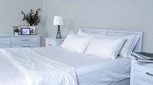 Load image into Gallery viewer, Caribbean Queen Size Bed Wooden Panel Headboard