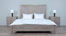 Load image into Gallery viewer, Campaign Bed King Wooden Panel