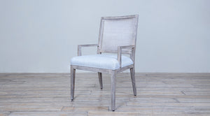 French Contemporary Arm Chair Cane Back