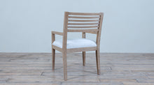 Load image into Gallery viewer, Rendezvous Arm Chair upholstered seat with Slats back