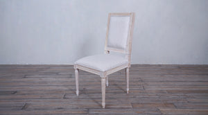 Vintage French Square Side Chair
