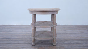 Round Side Table Turning  Legs with Cane