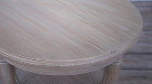 Round Side Table Turning  Legs with Cane