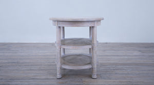 Round Side Table Turning  Legs with Cane
