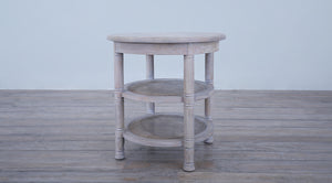 Round Side Table Turning  Legs with Cane