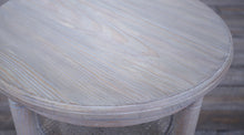 Load image into Gallery viewer, Round Side Table Turning  Legs with Cane