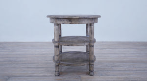 Round Side Table Turning  Legs with Cane