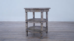 Round Side Table Turning  Legs with Cane