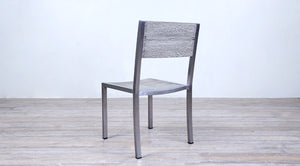 Avalon Side Chair Stainless Steel - Large Slat