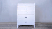 Load image into Gallery viewer, Campaign Tall Chest 5 drawers