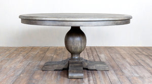 French Urn Pedestal Round Dining Table 60"