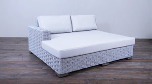 Rutherford Sectional Chaise - Rope Twist Off White
