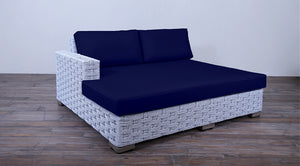 Rutherford Sectional Chaise - Rope Twist Off White