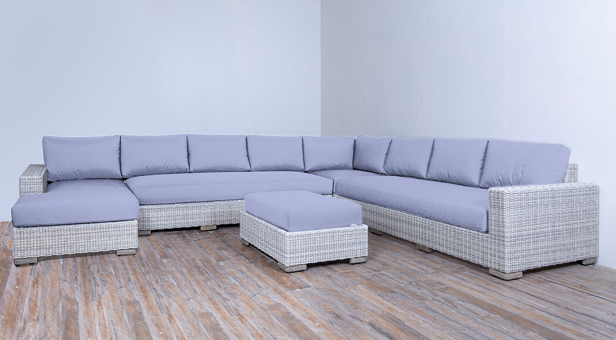 Rutherford Sectional Chaise Options - Spectro Half Round
