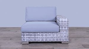 Majorca Sectional Chaise Options - Grey