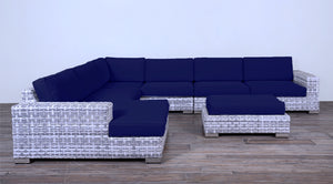 Majorca Sectional Chaise Options - Grey