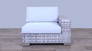 Majorca Sectional Chaise Options - Grey