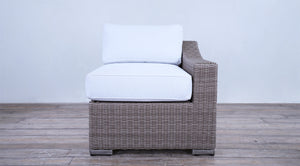 Provence Classic  Sectional - White Koboo Half Round