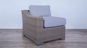 Provence Classic  Sectional - White Koboo Half Round