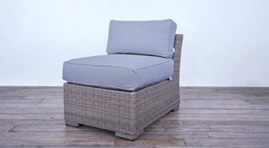 Provence Classic  Sectional - White Koboo Half Round