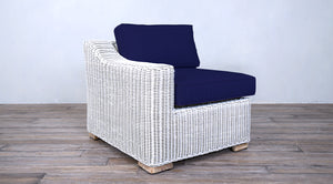Provence Classic Sectional - Ivory Wash Round Core