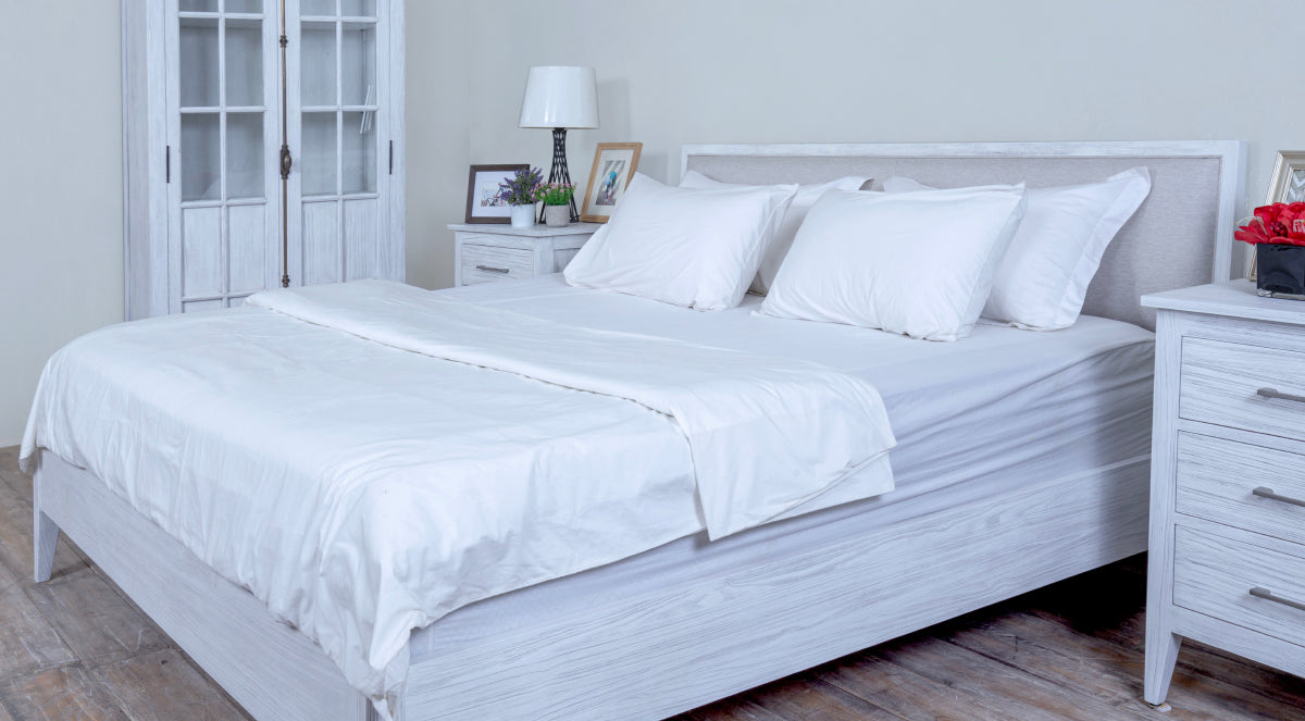 Caribbean King Size Bed Upholstery Headboard