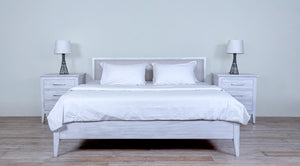 Caribbean King Size Bed Upholstery Headboard