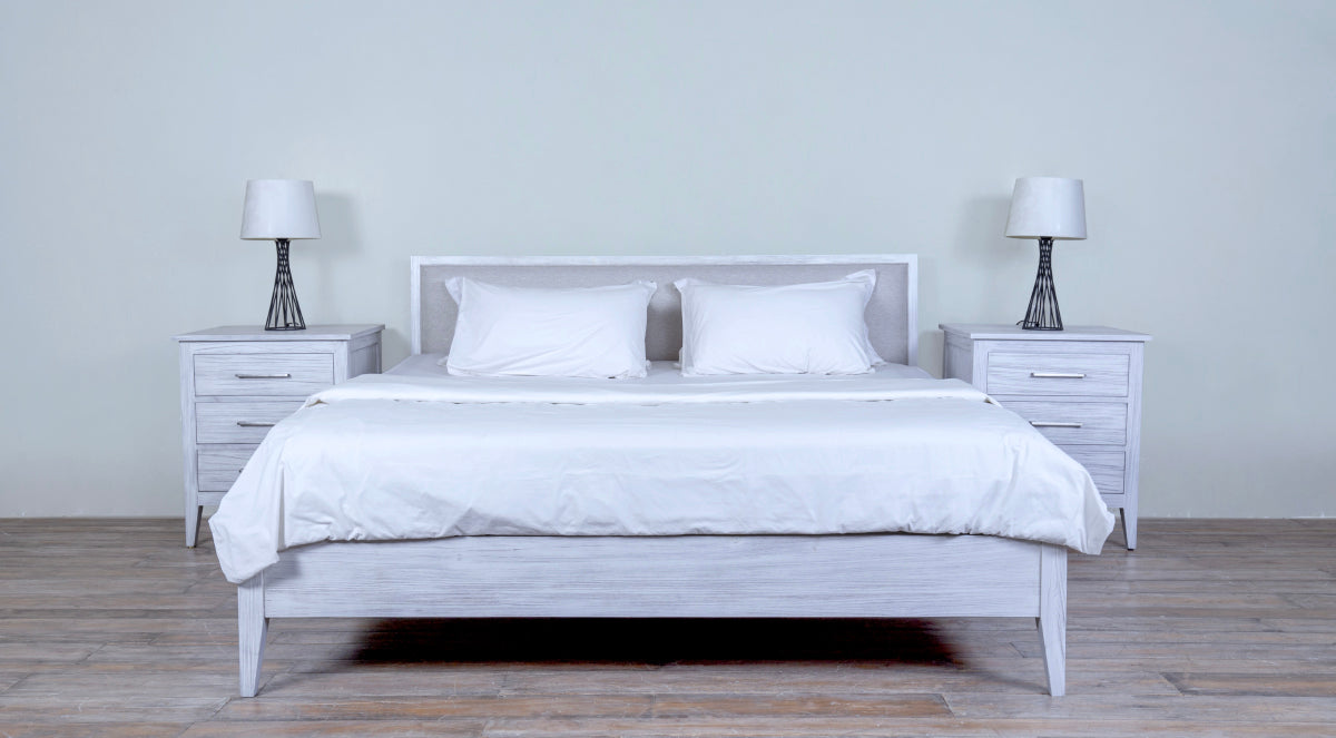 Caribbean King Size Bed Upholstery Headboard