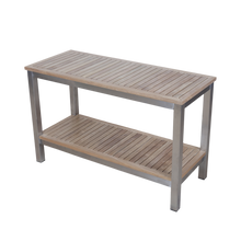 Load image into Gallery viewer, Avalon Console Table Finger Slat Polished Stainless