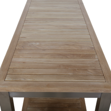Load image into Gallery viewer, Avalon Console Table Finger Slat Polished Stainless