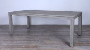 Avalon Wooden Dining Table Horizontal Slats