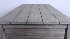 Avalon Wooden Dining Table Horizontal Slats