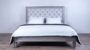 Bleecker Street Bed King Tufted Upholstery