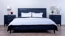 Load image into Gallery viewer, Campaign Bed King Wooden Panel Lower Headboard