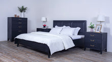 Load image into Gallery viewer, Campaign Bed King Wooden Panel Lower Headboard