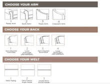 Load image into Gallery viewer, L933256LAF-L933231 Leather Sectional