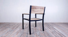 Load image into Gallery viewer, Avalon Arm Chair Large Slat Black Ebony Finish