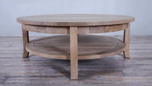 Load image into Gallery viewer, Bridgehampton Round Coffee Table with Shelf
