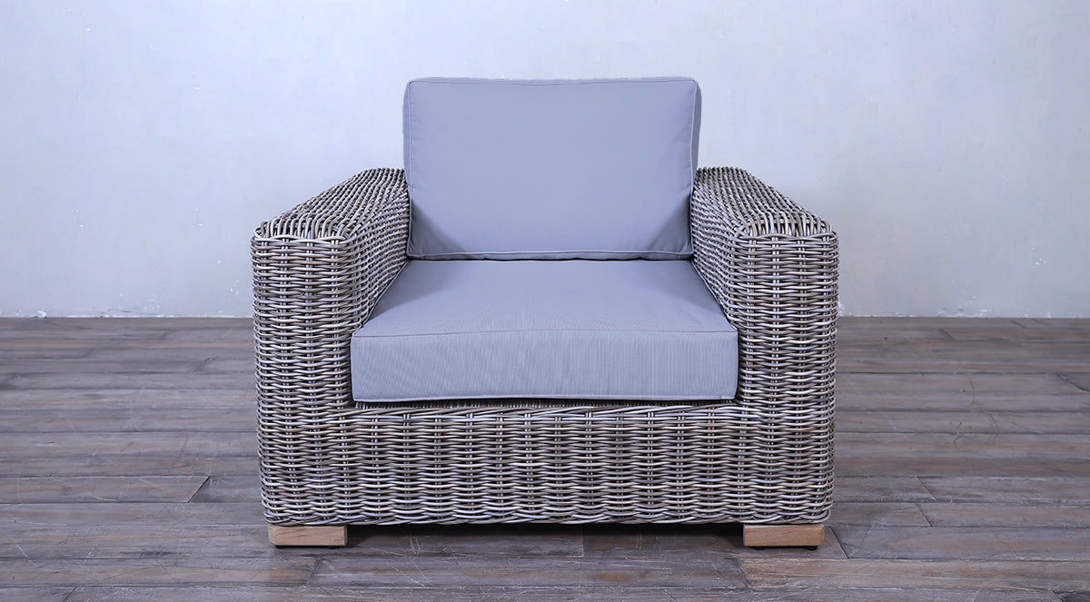 Rutherford Lounge Arm Chair - Creme Spectro