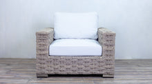 Load image into Gallery viewer, Rutherford Lounge Arm Chair Rope Twist Antique Weed