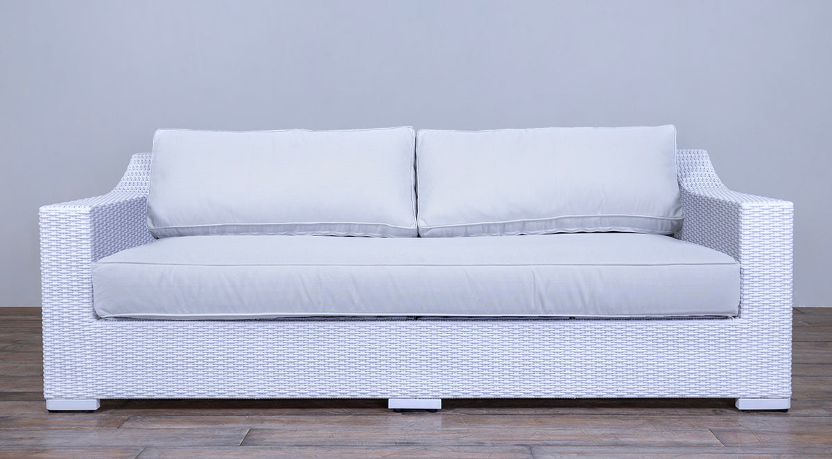 Provence Classic Sofa 7ft - White Peel