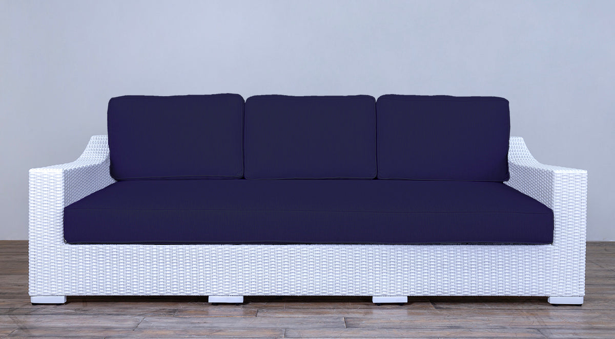 Provence Classic Sofa 8ft - White Peel