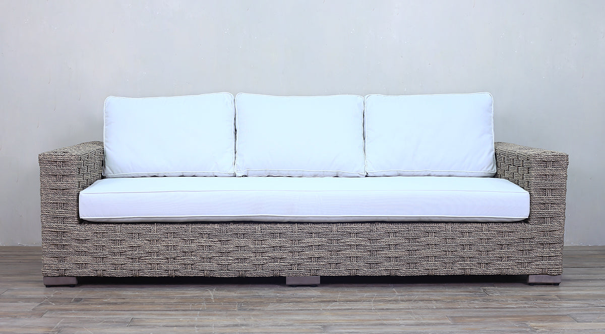 Rutherford Sofa - Rope Twist Antique Weed