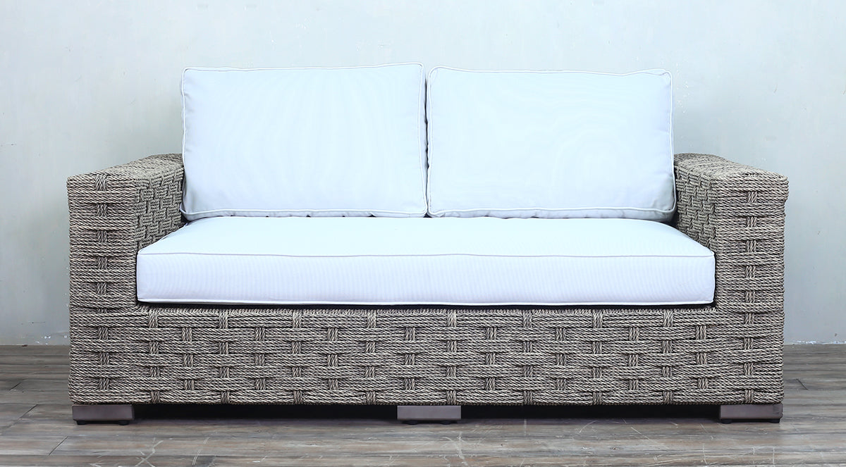 Rutherford Loveseat - Rope Twis Antique Weed