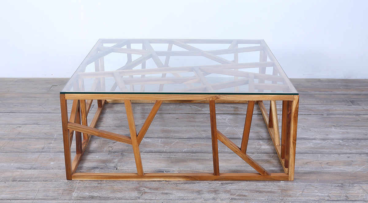 Modern Coffee Table With Glass