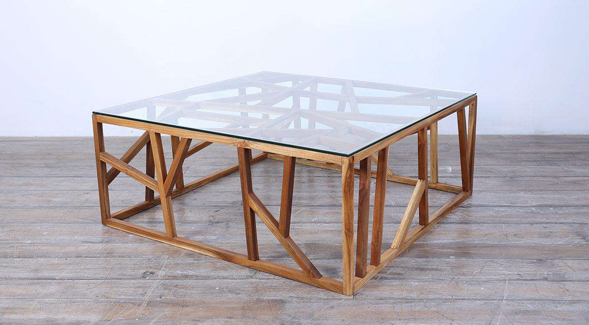 Modern Coffee Table With Glass